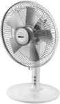 Unold 86810 Silverline White Tischventilator, 25W, 2-stufige