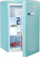 Amica KS 15612 T Retro-K&uuml;hlschrank, 55 cm breit, 87,5 cm hoch, 108 L, Automatische