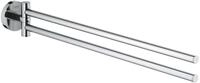 GROHE Essentials Handtuchhalter, 2-armig, schwenkbar, chrom (40371001)