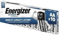 Energizer Ultimate Lithium Mignon AA Batterie, 10 St&uuml;ck (E301535500)