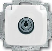 Busch-Jaeger 20 EUKSL-214-101 SCHUKO Steckdosen-Einsatz mit Klappdeckel und Schloss,
