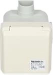 MENNEKES (4125) Cepex-Unterputzsteckdose, perlwei&szlig;
