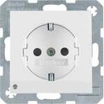 Berker 41098989 Steckdose SCHUKO mit LED-Orientierungslicht, S.1, polarwei&szlig;