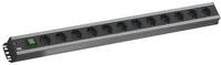 Bachmann 300.005 Handwerkerleiste, mit Schalter, 12-fach, grau