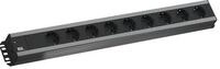 Bachmann 300.001 Handwerkerleiste, ohne Schalter, 9-fach, grau