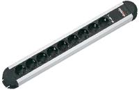 Bachmann 331.011 CL ALU 9-F Tischsteckdose, ohne Schalter, 9-fach