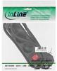InLine® Steckdosenleiste, 3-fach Schutzkontakt, mit Schalter, 5m, schwarz (16435S)