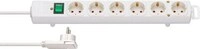 Brennenstuhl Comfort-Line Plus Steckdosenleiste 6-fach, Flachstecker und Schalter,