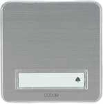 M-E KTA-1-AS Klingeltaster, Aufputz, 1 Familienhaus, Alu/silbermetallic (40654)