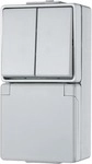 SCHUKO&reg; Steckdose 16 A 250 V mit Serienschalter 10 AX 250 V, WG 600, Jung 675W