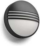 Philips myGarden Yarrow LED Wandleuchte, 6W, 600lm, IP44, schwarz (915005193601)