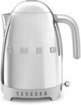 Smeg KLF04SSEU 50s Style Wasserkocher, 2400W, 1,7 L, 7 Temperaturstufen, metallic