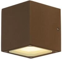SLV SITRA CUBE Outdoor Wandleuchte, TCR-TSE, IP44, rost (232537)