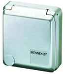 MENNEKES (4984) Cepex-Anbausteckdose SCHUKO, silber