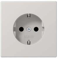 Jung LS1520LG Schuko-Steckdose, LS 990, LS design & LS plus, lichtgrau