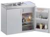 Stengel MK 100 Miniküche, 100cm breit, Abtropffläche rechts, Kühlschrank mit