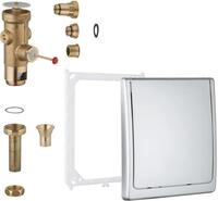 GROHE WC-Drucksp&uuml;ler, Wandeinbau, Austauscharmatur, mit Classic-Abdeckplatte 220 x