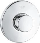 GROHE Pneumatik-Bet&auml;tigung, Druckknopfbet&auml;tigung mit Rosette &Oslash; 100 mm, ohne