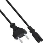 InLine Netzkabel, Netzstecker auf Euro 8 C7 Stecker, 3m (16654A)