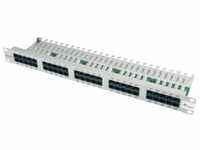 Telegärtner 19 Panel ISDN/TEL 1HE MPPI50-H Cat.3, ungeschirmt, grau (100007041)
