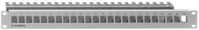 Rutenbeck (23900000) PP-UM A-24/1 Patchpanel, 19/1HE, 24 Universalmodule, lichtgrau
