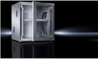 Rittal DK 7507100 Netzwerkschrank/Wandverteiler 6HE, 19 Zoll, BxHxT: 600x358x600mm,