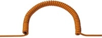 Bachmann H07BQ-F 3x1,5 Wendelleitung 1,50 mm2, &Oslash; ca. 9,5 mm, 1000mm, orange