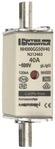 Mersen NH000GG50V40 Sicherungseinsatz gG NH000, 40A, Doppelkennmelder,
