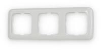 Busch-Jaeger 2513-214 Abdeckrahmen, Reflex SI, 3-fach Rahmen, alpinwei&szlig;