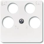 Busch-Jaeger 1743/10-04-214 Zentralscheibe, Reflex Si, 50 x 50 mm, alpinwei&szlig;