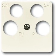 Busch-Jaeger 1743/10-04-212 Zentralscheibe, Duro 2000 Si, 50x50mm, wei&szlig;