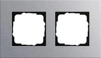 Gira 021217 Abdeckrahmen 2fach, Alu, Esprit
