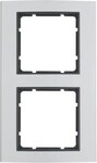 Berker 10123004 Rahmen, 2fach, B.3, Alu/anthrazit matt, Aluminium eloxiert