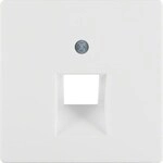 Berker 14076089 Zentralst&uuml;ck f&uuml;r UAE Steckdose, Q.1/Q.3, polarwei&szlig; samt
