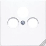 Jung LS990SAT Abdeckung f&uuml;r Universal-Sat/BK-Dosen, Cremewei&szlig;, LS 990