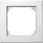 Merten 484119 Rahmen, M-SMART, 1fach, polarwei&szlig; matt