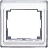 Rahmen aus transparentem Acrylglas, farbig hinterlegt, JUNG SL581GB