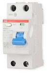 ABB F202A-25/0,03 FI-Schalter, 25A, 0,03A, 2-Polig, Typ A (2CSF202101R1250)