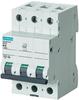 Siemens 5SL63107 Leitungsschutzschalter 400V, 6kA, 3-Polig, C-Charakteristik, 10A