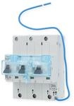 Hager HTN340E SLS Schalter 3-Polig, E-Charakteristik, 40A, f&uuml;r Hutschienenmontage