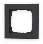 Gira 021123 Abdeckrahmen, 1fach, System 55 E2, anthrazit