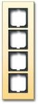 Busch-Jaeger 1724-823-101 Abdeckrahmen, Carat, 4-fach Rahmen, gold...