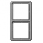 Jung CD582GR Rahmen 2fach, grau