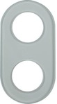 Berker 1102 Glasrahmen, 2fach, Serie Glas, Glas klar