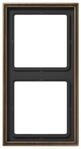 Rahmen 2-fach, messing antik, LS 990, Jung ME2982AT