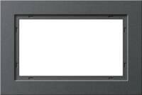 Abdeckrahmen 1,5fach, bruchsicher, Anthrazit, System 55 E2, Gira 100123