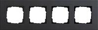 Abdeckrahmen 4-fach, System 55 Esprit, anthrazit, Gira 0214226