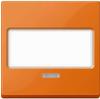 Wippe mit Schriftfeld und Kontrollfenster, orange, Merten MEG3370-0302