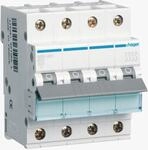 Hager MBN420 Leitungsschutzschalter 4 polig 6kA B-Charakteristik 20A 4 Module