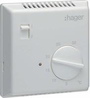 Hager EK051 Raumthermostat, Bi-Metall, mit Schliesser-Kontakt und...